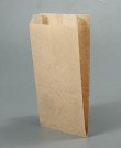 Крафт пакет бурый с V-образным дном, 140*60*250 (Ш*Г*В)