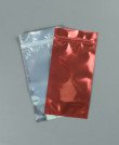 Пакет Дой-Пак 105*215(+35)мм, Металл/PET/БОПП (красный), с прозр. стенкой