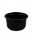 Контейнер пищевой d-115мм (h-58,6мм), 350мл, черный (круглый)