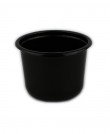 Контейнер пищевой d-115мм (h-82,6мм), 500мл, черный (круглый)