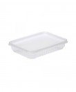 Контейнер пищевой 179х132х37мм, 500мл, полупрозрачный (прямоугольный)