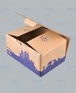 Почтовая коробка тип M, c логотипом 300х200х150