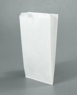 Крафт пакет белый с V-образным дном, 110*50*610 (Ш*Г*В)
