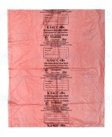 Медицинский пакет Класс В 50х60см, "Красный" (30л.)