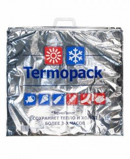 Термопакет БИГ Премиум 600*550мм, Металл/Металл, серебрянный