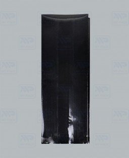 Пакет с центральным швом 85(+60)х250, Метал/БОПП/PE (черный)