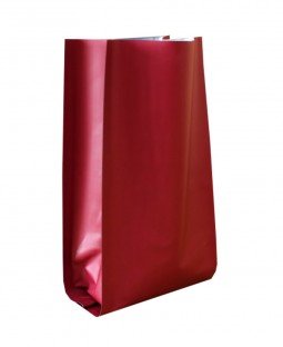 Пакет пятишовный 117(+70)х250, Метал/БОПП/PE (бордовый)