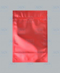 Пакет Дой-Пак 140*205(+40)мм, Металл/PET/БОПП (красный)