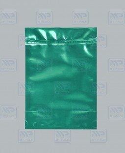Пакет Дой-Пак 150*225(+45)мм, Металл/PET/БОПП (зеленый)