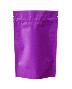 Пакет Дой-Пак 135*200(+40)мм, Металл/PET/БОПП (сиреневый-матовый)