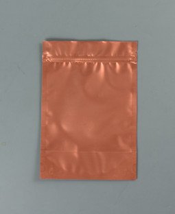 Пакет Дой-Пак 160*230(+45)мм, Металл/PET/БОПП (терракотовый матовый)