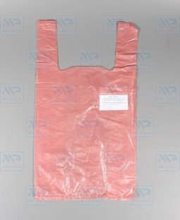 Пакет Майка 24х44см, "Красная" (12мкм)