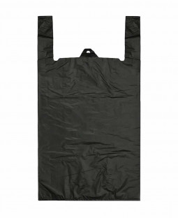 Пакет Майка 41х70см, чёрный (23мкм)