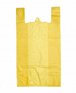 Пакет Майка 42х70см, "Жёлтая" (25мкм)