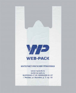 Пакет Майка 28х50см, "Web-Pack" (20мкм)