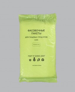 Пакет фасовочный 14(+8)х38см, евробокс 833шт. (7мкм)