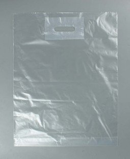 Пакет с Вырубной ручкой 40х50см, "Прозрачный" (50мкм)