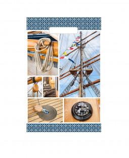 Подарочный пакет 20см*30см(+0)*30мкм, "Бригантина"