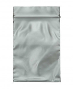 Пакет Зип-Лок (Zip-Lock) 12х17см, Серебристый металлик (60мкм)