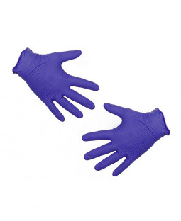 Перчатки нитриловые, размер L кобальт, ИНТЕНСИВ