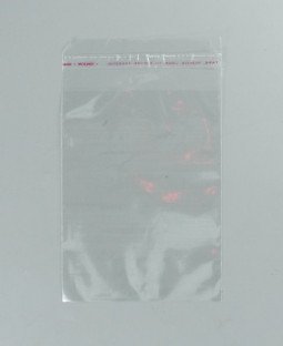 Полипропиленовые пакеты 15х20см, с клапаном и скотчем (30мкм)