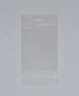 Пакет с прозрачным еврослотом 18см*24см (25мкм), БОПП, с клапаном и скотчем