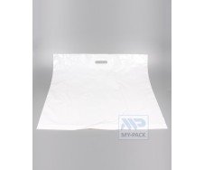 Пакет с Вырубной ручкой 60х70см, "Белый" (70мкм)