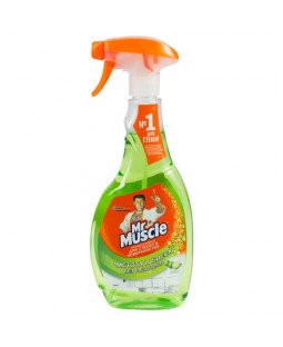 Средство для мытья стекол и поверхностей, Mr. Muscle, Лайм, 500мл