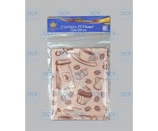 Скатерть 120см*160см 30мкм, "Кофе"