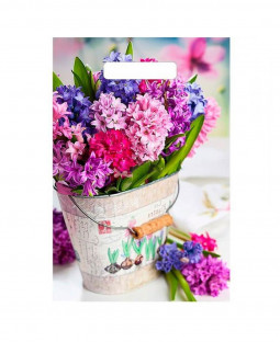 Подарочный пакет 20см*30см(+0)*30мкм, "Вальс цветов"