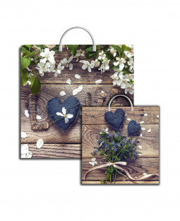 Подарочный пакет 37см*36см(+5)*100мкм, ПВД "Гриот"