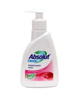 Мыло жидкое "ABSOLUT" (Абсолют) Classic с дозатором, Нежное, 250г