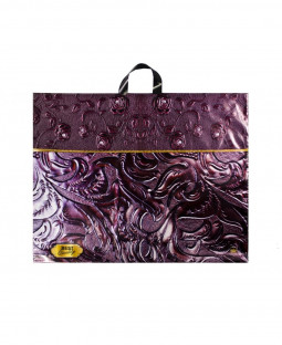 Подарочный пакет 70см*55см(+5)*90мкм, ПВД, "Роскошь"