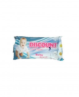 Салфетки влажные Discount 15шт. (Для детей)