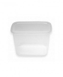 Контейнер пищевой 108х82х70мм, 350мл, полупрозрачный (прямоугольный)