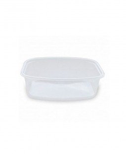 Контейнер пищевой 138х102х42мм, 350мл, полупрозрачный (прямоугольный)