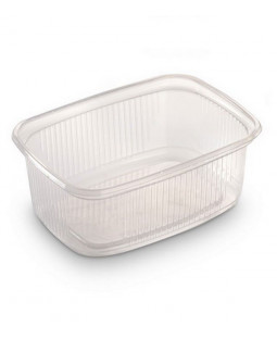 Контейнер пищевой 108х82х22мм,125 мл прозрачный (прямоугольный)