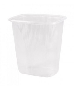 Контейнер пищевой 108х82х105мм, 500мл, прозрачный (прямоугольный)
