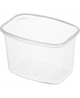 Контейнер пищевой 138х102х90мм, 750мл, прозрачный (прямоугольный)