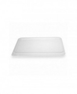 Крышка для контейнера 186х132х4мм, прозрачная (прямоугольная)