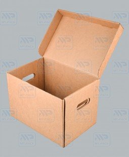 Картонная коробка 330х230х230, Т-23, бурый