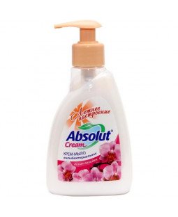 Мыло жидкое "ABSOLUT" (Абсолют) Cream, с дозатором, Дикая орхидея, 250г