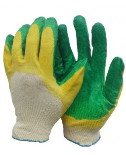 Перчатки с тройным глубоким латексным обливом