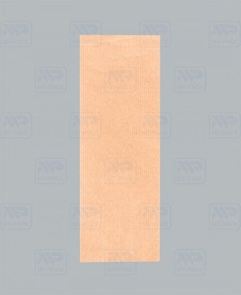 Крафт пакет бурый 80*60*250 (Ш*Г*В) с центральным швом