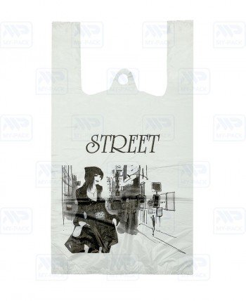 Пакет Майка 28х50см, "Street" (12мкм)