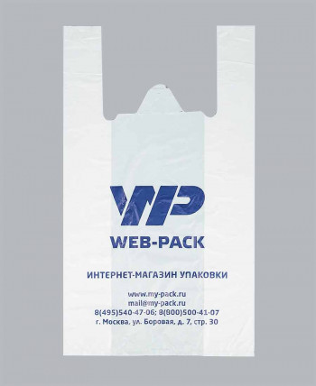 Пакет Майка 38х70см, "Web-Pack" (25мкм)