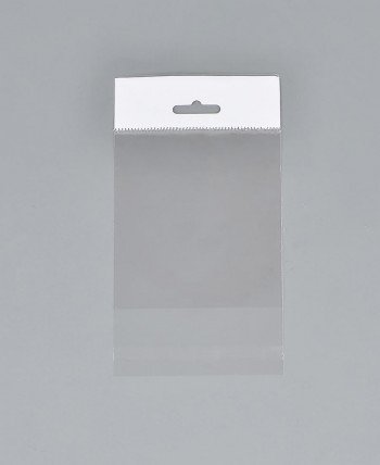 Пакет с европодвесом 23см*25см (25мкм), БОПП, с клапаном и скотчем