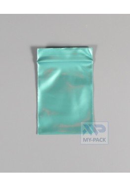 Пакет Зип-Лок (Zip-Lock) 4х6см, "Зеленый металлик" (60мкм)