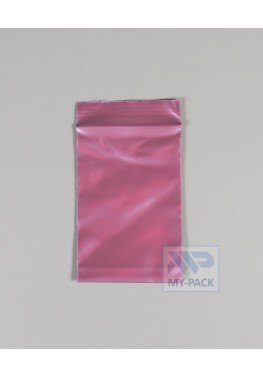 Пакет Зип-Лок (Zip-Lock) 5х7см, "Вишневый металлик" (60мкм)