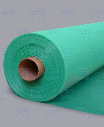 Рукав полиэтиленовый многолетний 150см зеленый (150 мкм), 100 п.м.